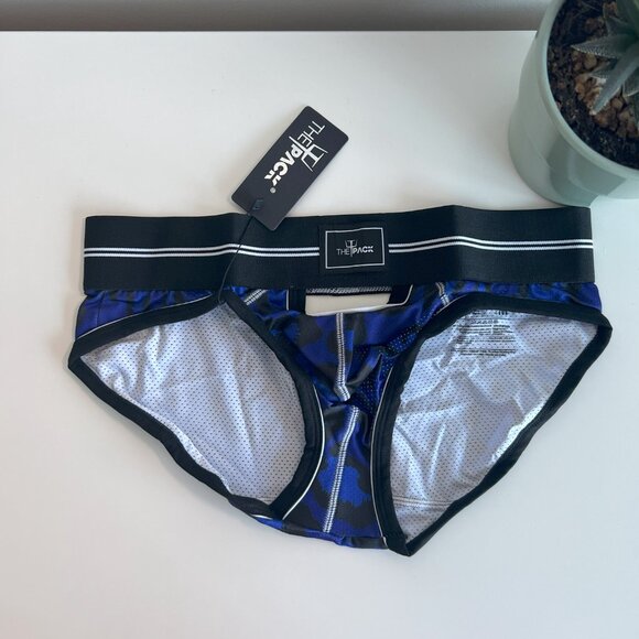 ThePack - Blu Leopard Peek Brief - Picture 3 of 6